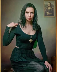 © Andrew Zavgo. «Мона Лиза ждёт сюрприза» Арт-портрет. Фото.